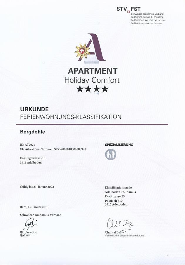 Apartamento Bergdohle Adelboden Exterior foto